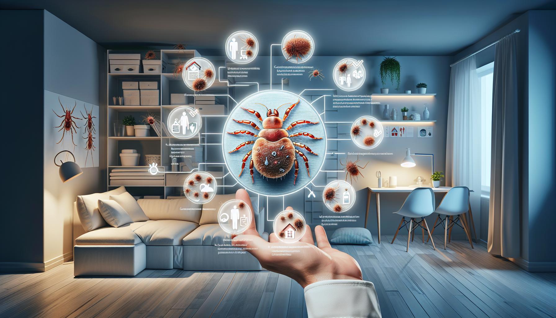 Síntomas comunes de infestación por ácaros en humanos