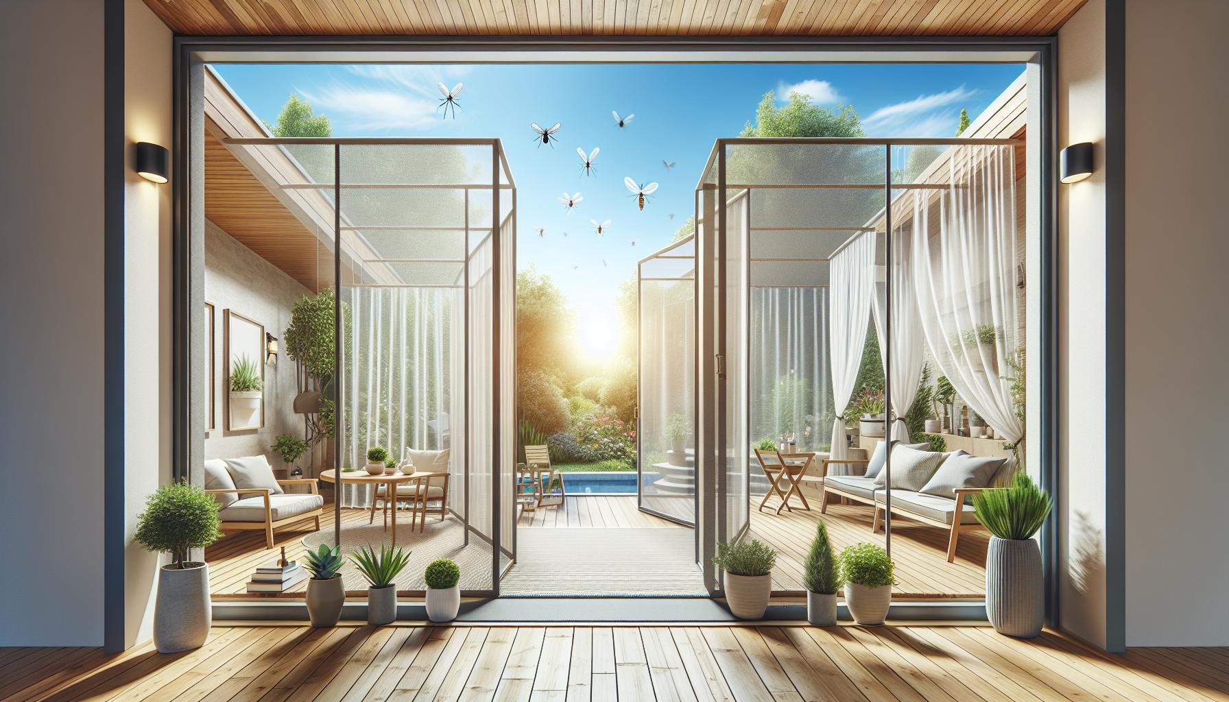 Tipos de mosquiteras: ¿Cuál es la mejor opción para tu patio?