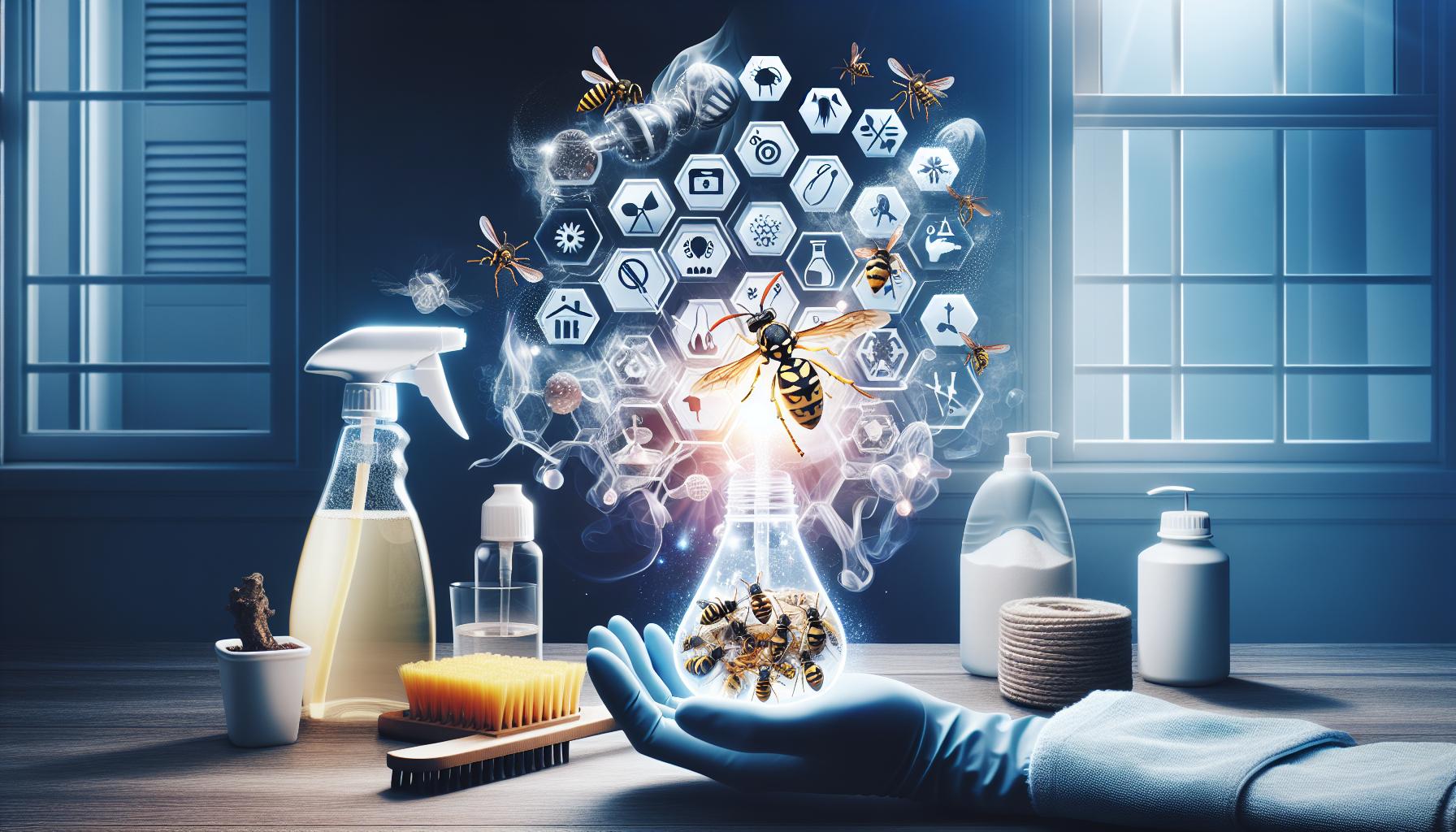 Uso seguro de repelentes y trampas para avispas