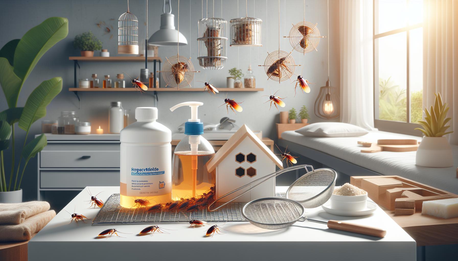 Uso de trampas y dispositivos para captar el sonido de las cucarachas